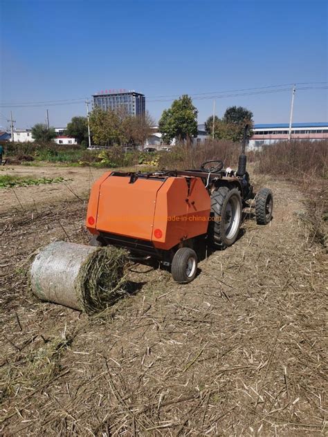 Pine Straw Hay Round Baler Net Wrap Supplier China Mini Hay Baler