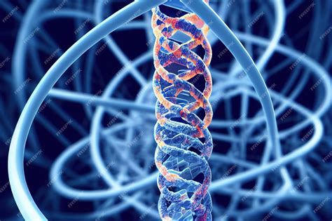 Premium Photo Human Dna Structure With Spiral Gene Mutations Under