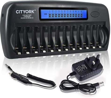 Cityork Bays Smart Battery Charger Aa Aaa Ni Mh Ni Cd