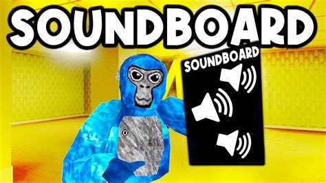 How To Get A Soundboard In Gorilla Tag Free Youtube