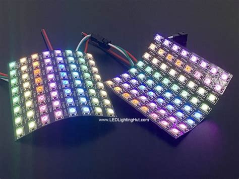 8x8 Ws2812b Digital Intelligent Rgb Flexible Led Matrix 51 Off