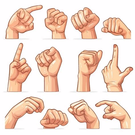 Premium Vector Hand Gestures