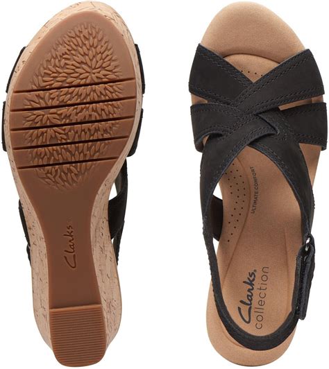 Clarks Rose Erin Wedges 261713074 Black Ab 36 11 Preisvergleich