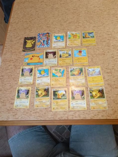 Lot Carte Pok Mon Pikachu Eur Picclick Fr