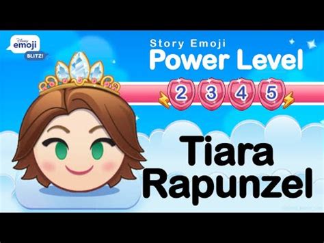 Disney Emoji Blitz Tiara Rapunzel Power Level To Tangled