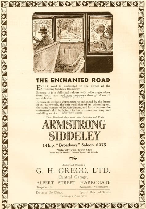 Armstrong Siddeley Motors » Advertising