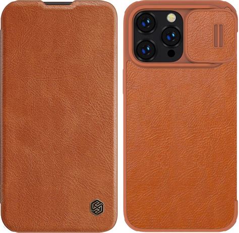 Nillkin Qin Leather Pro Case Etui IPhone 14 Pro Ma Etui Na Telefon