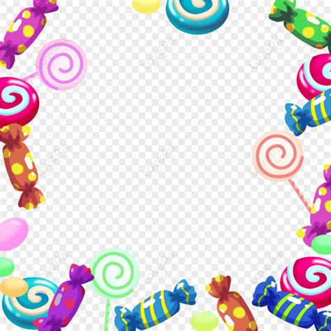 Vector Candy Border PNG Images With Transparent Background | Free Download On Lovepik