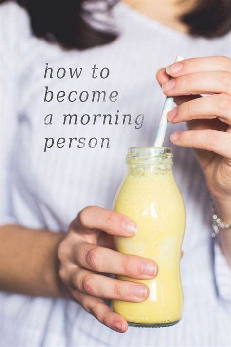 Tips To Become A Morning Person