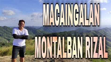 GAWAAN NG WALIS TAMBO SA MONTALBAN RIZAL I SITIO MACAINGALAN MONTALBAN