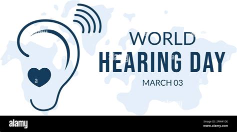 World Hearing Day Illustration To Raise Awareness On How To Prevent