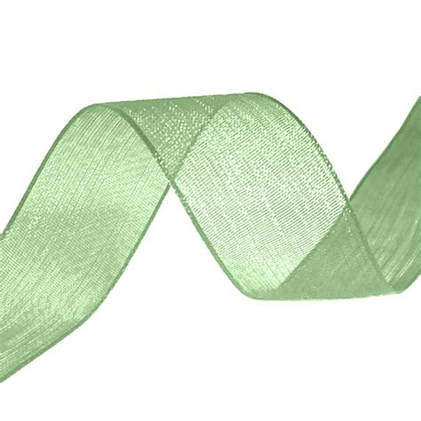 Moss Green Organza Ribbon 6mm Artcuts