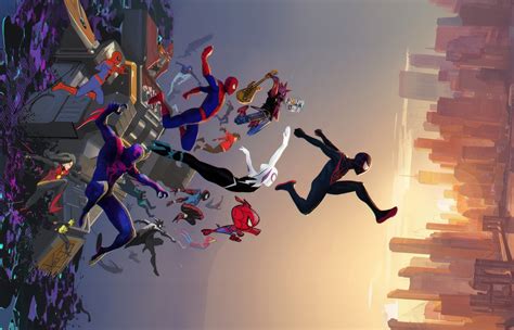 1400x900 Swinging Through Dimensions Spider Man Across The Spider Verse