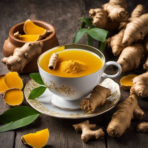 Ginger Turmeric Tea Is Good For Stomach Ache Cappuccino Oracle