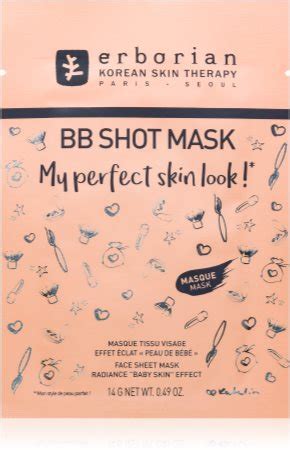 Erborian Bb Shot Mask Maschera In Tessuto Illuminante Notino It