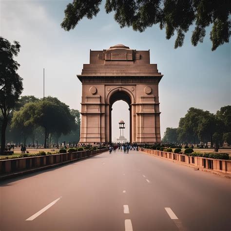 Premium AI Image | Delhi India gate India