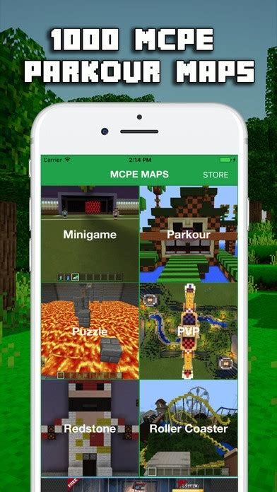 PARKOUR MAPS FOR MINECRAFT POCKET EDITION GAMES iPhoneAndroid対応のスマホ