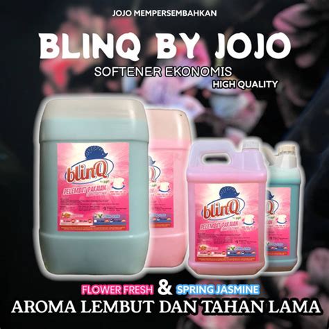 Jual Blinq Pelembut Pakaian Softener Jojo Pink Blue Kemasan