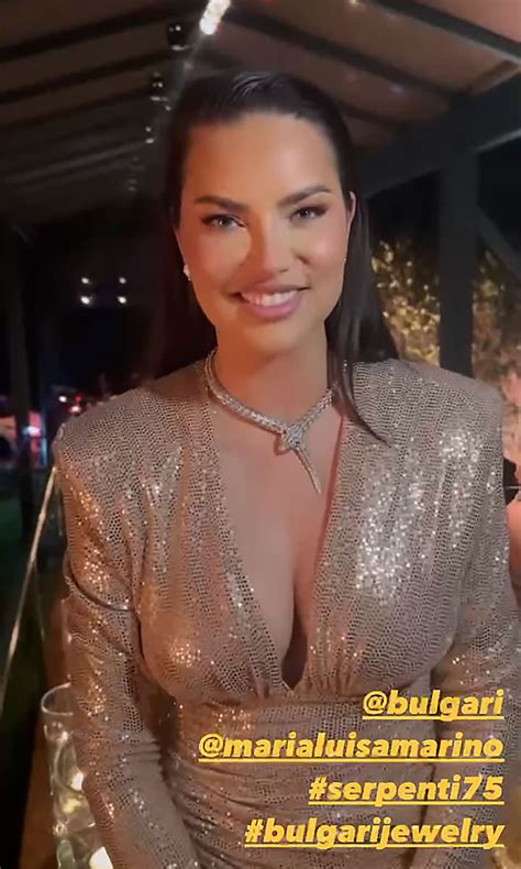 Adriana Lima Wows In A Shimmery Dress For Bulgari Brazil Event Sparking Surgery Speculations