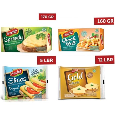 Jual Keju Prochiz Quick Melt Spready Oles Gold Slice Original Slices