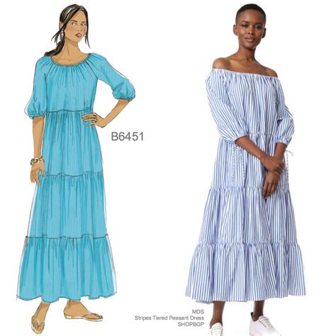 Peasant Dress Sewing Pattern