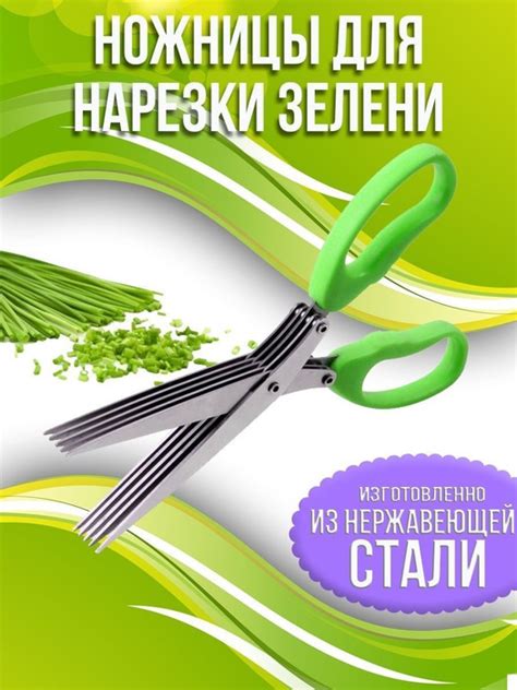 Ножницы для нарезки зелени (5 лезвий) - купить с доставкой по выгодным ...