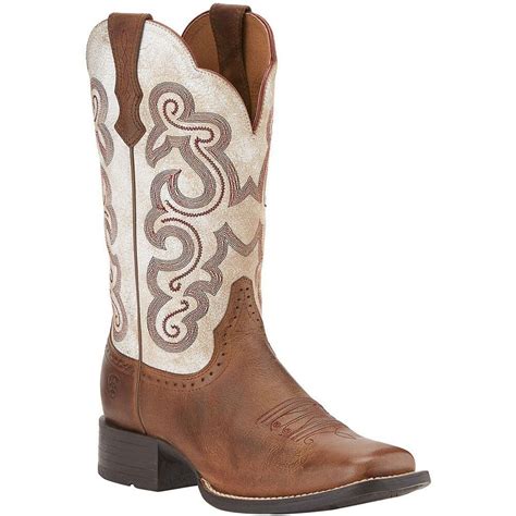 Ariat Womens Quickdraw Western Boots Sandstorm Elliottsboots