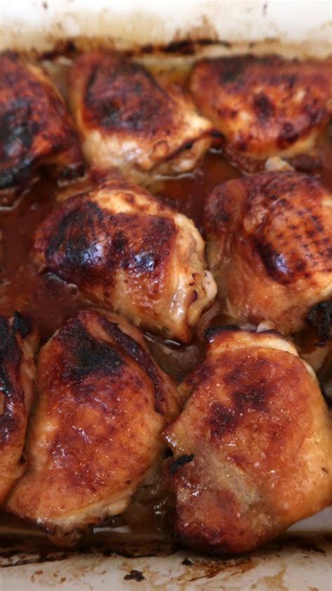 Honey Roasted Chicken Thighs Recipe Easy Chicken Dinner Recipes