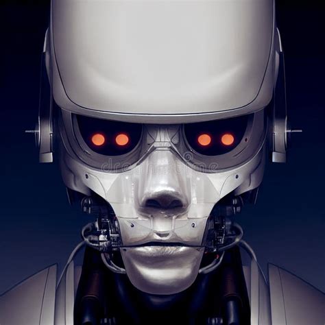 Artificial Intelligence Female Robot Stock Illustration Illustration