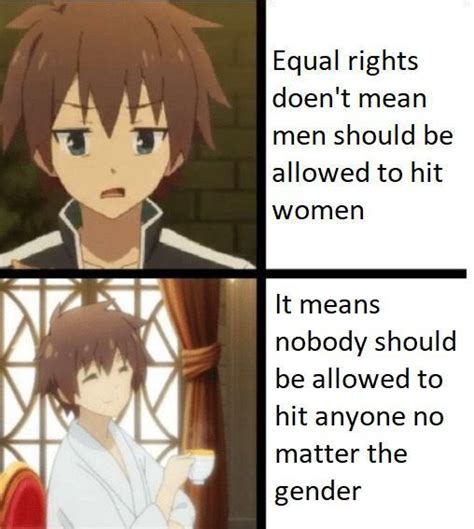 Kazuma A True Advocate Of Gender Equality Scrolller