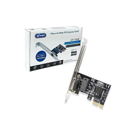 Placa De Rede PCI Express 10 100 1000 Mbps KNUP Chip Realtek Shopee