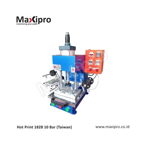 Jual Mesin Hot Print Otomatis Bar Cetak Poly Emboss Maxipro