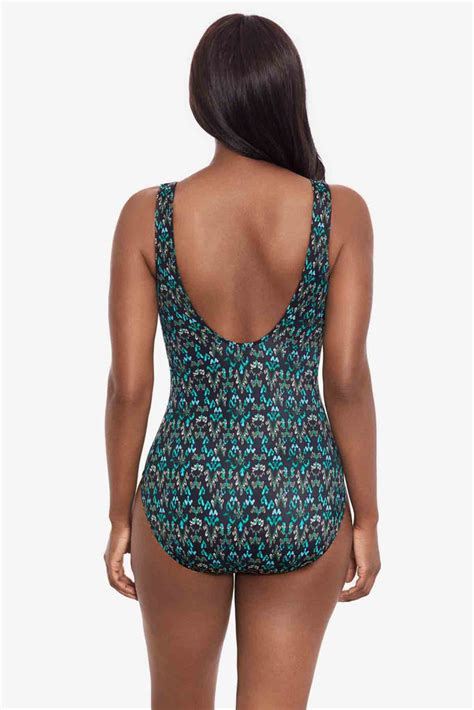 Miraclesuit Bijoux Criss Cross Escape One Piece Swimsuit