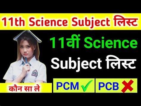 Class 11th Science All Subject 2024 11th Science Stream Subjects