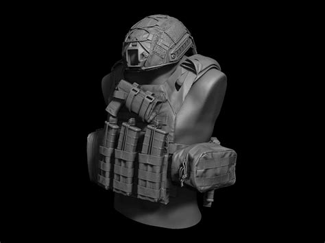 Jpc Plate Carrier Photogrammetry Free 3d Model Cgtrader