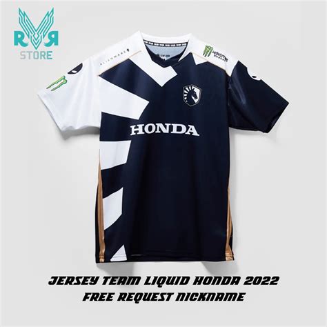 Jual JERSEY TEAM Liquid HONDA 2022 Game DOTA 2 Wildrift LOL CSGO Free