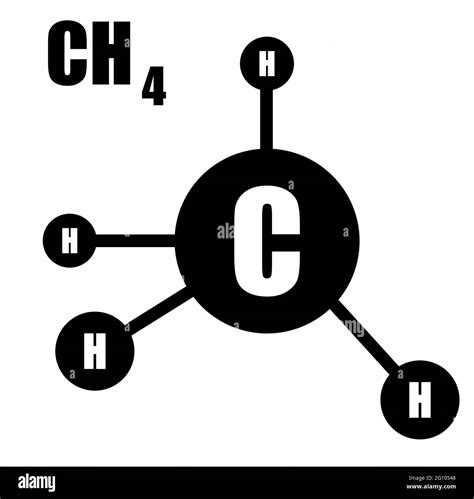 Metano ch4 Imágenes de stock en blanco y negro Alamy