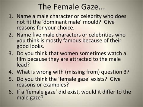 Ppt The Female Gaze Powerpoint Presentation Free Download Id3600617