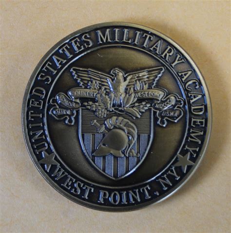 West Point Academy New York Graduation Bronze Challenge Coin – Rolyat ...