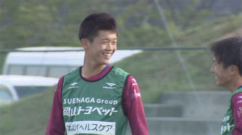 夢に向かってファジアーノ岡山u－18に入団！サッカー世代別日本代表・安西来起選手 15歳の新たな挑戦 Ohk 岡山放送