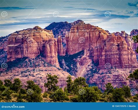 Sedona Red Rocks Stock Image Image Of Rocks Lamdscape 134172575