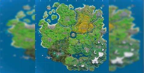 Mapa Temporada Fortnite Con Nombres El Mapa Anterior De Fortnite