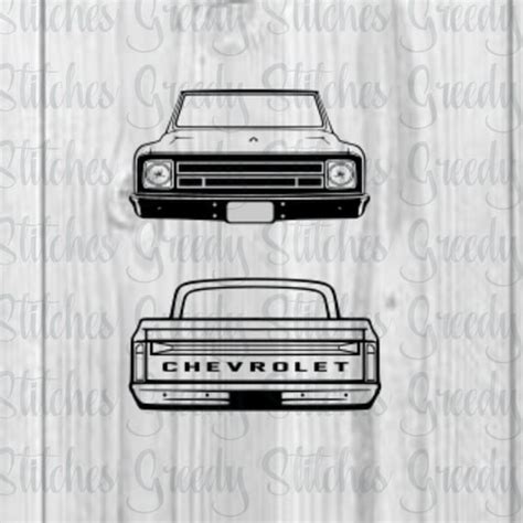 Free 114 Silhouette Chevy Truck Svg Svg Png Eps Dxf File