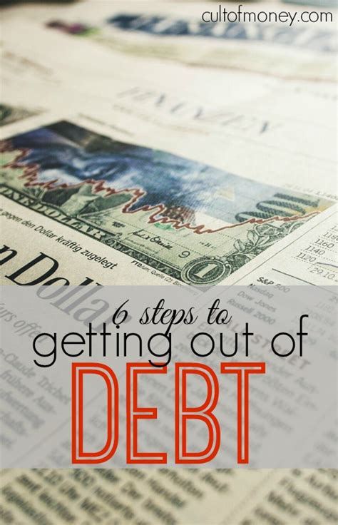 6 Steps To Getting Out Of Debt