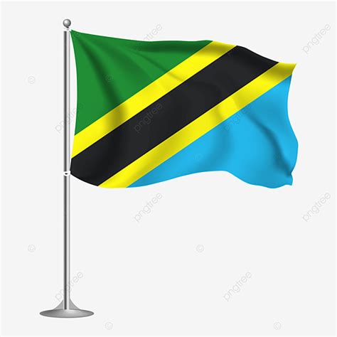 Bandera Nacional De Tanzania Png Tanzania Pa Ses Clipart De