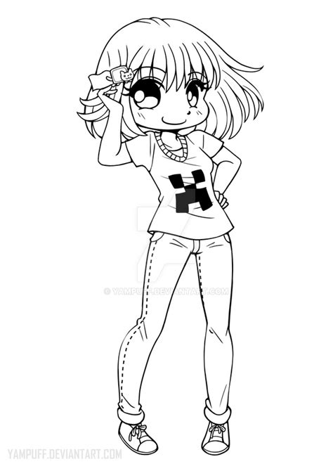 Vivian Open Lineart By Yampuff On Deviantart