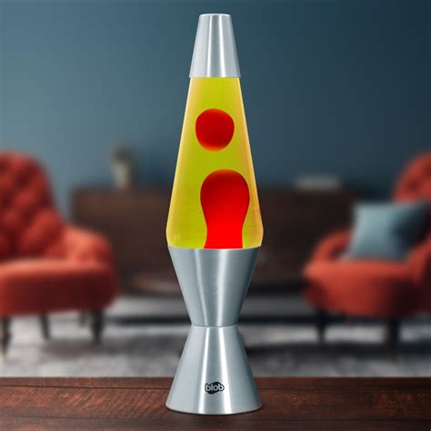 Blob Lamp Vintage Red Yellow Lava Lamp