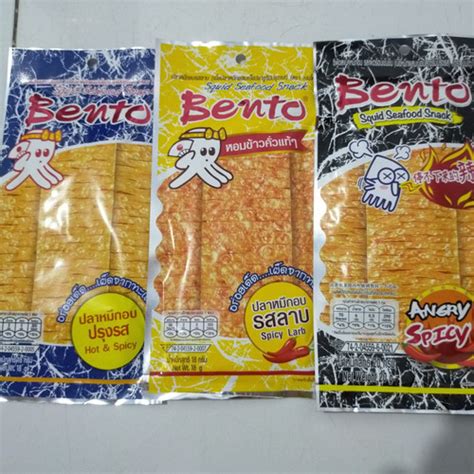 Jual BENTO Juhi Squid Snack Seafood Thailand BIRU 18GR Kab Bekasi