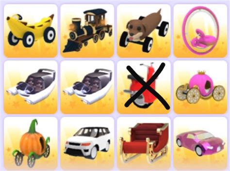 Roblox Adopt Me Legendary Vehicles Video Gaming Gaming Accessories