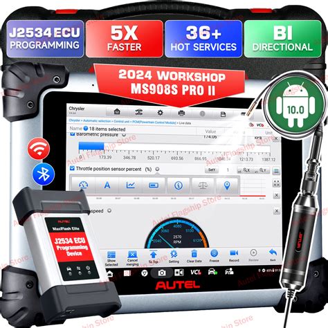 Autel Herramientas De Diagn Stico Maxisys Ms S Pro Ii Para Coche Esc